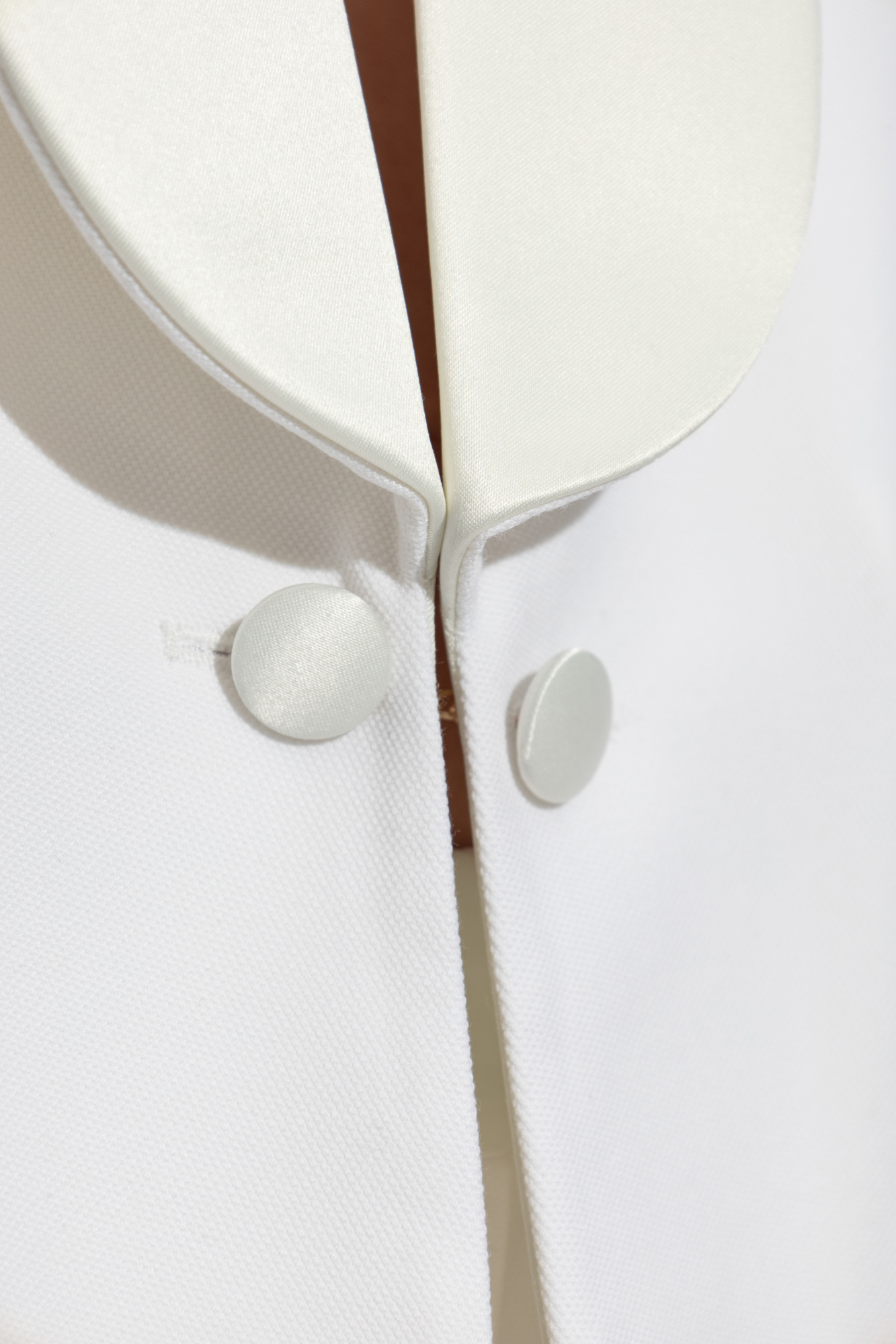 White Blazer with Wool Trim Victoria Beckham - Vitkac AS